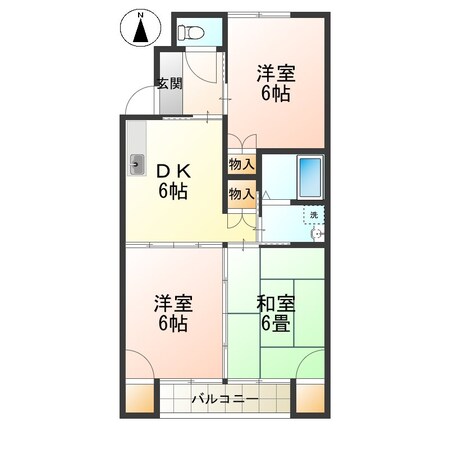 ハートフル桜田の物件間取画像